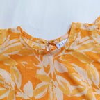co ord set for Girls | Flower | Orange