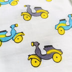 Cotton Shirt | Blue Scooter