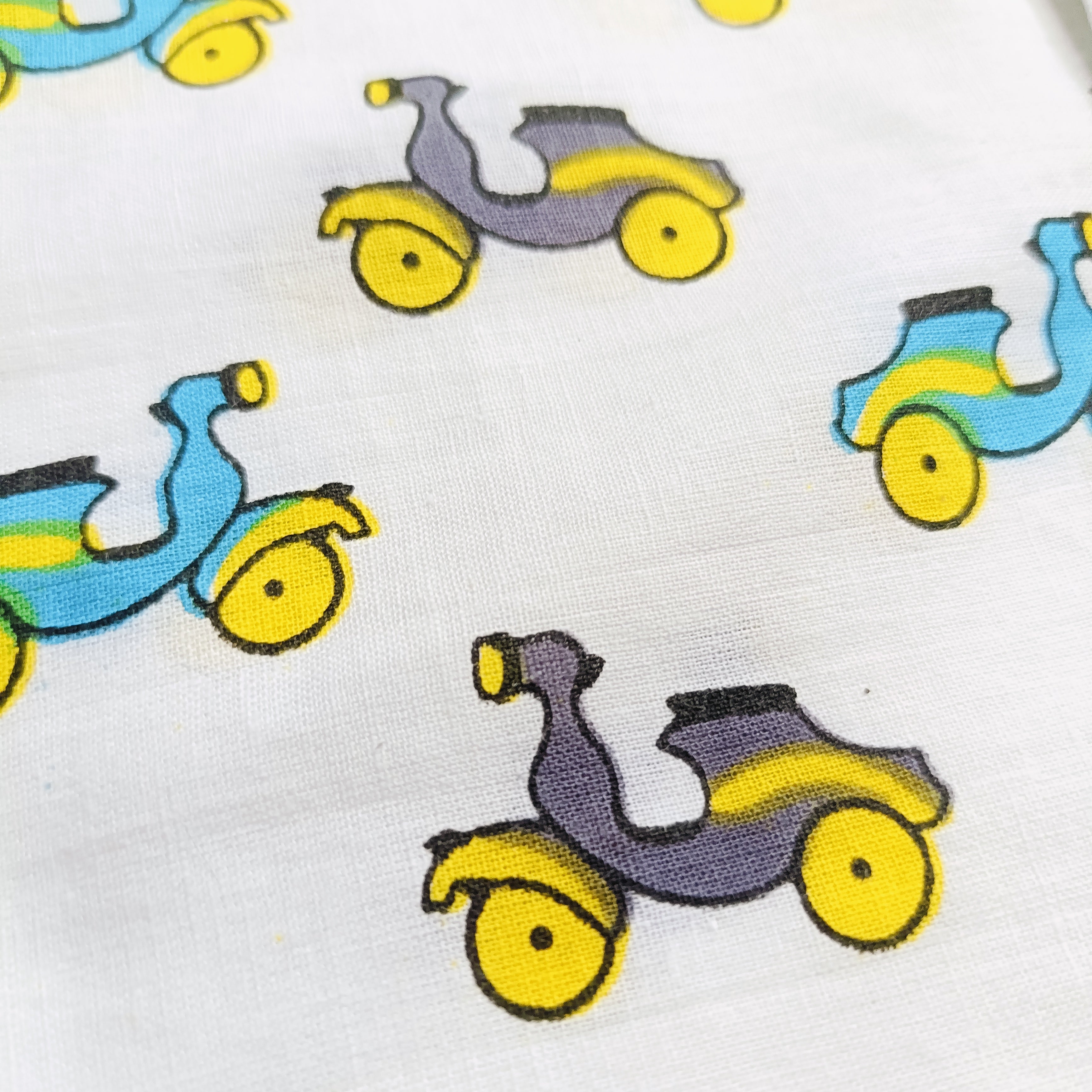 Cotton Shirt | Blue Scooter