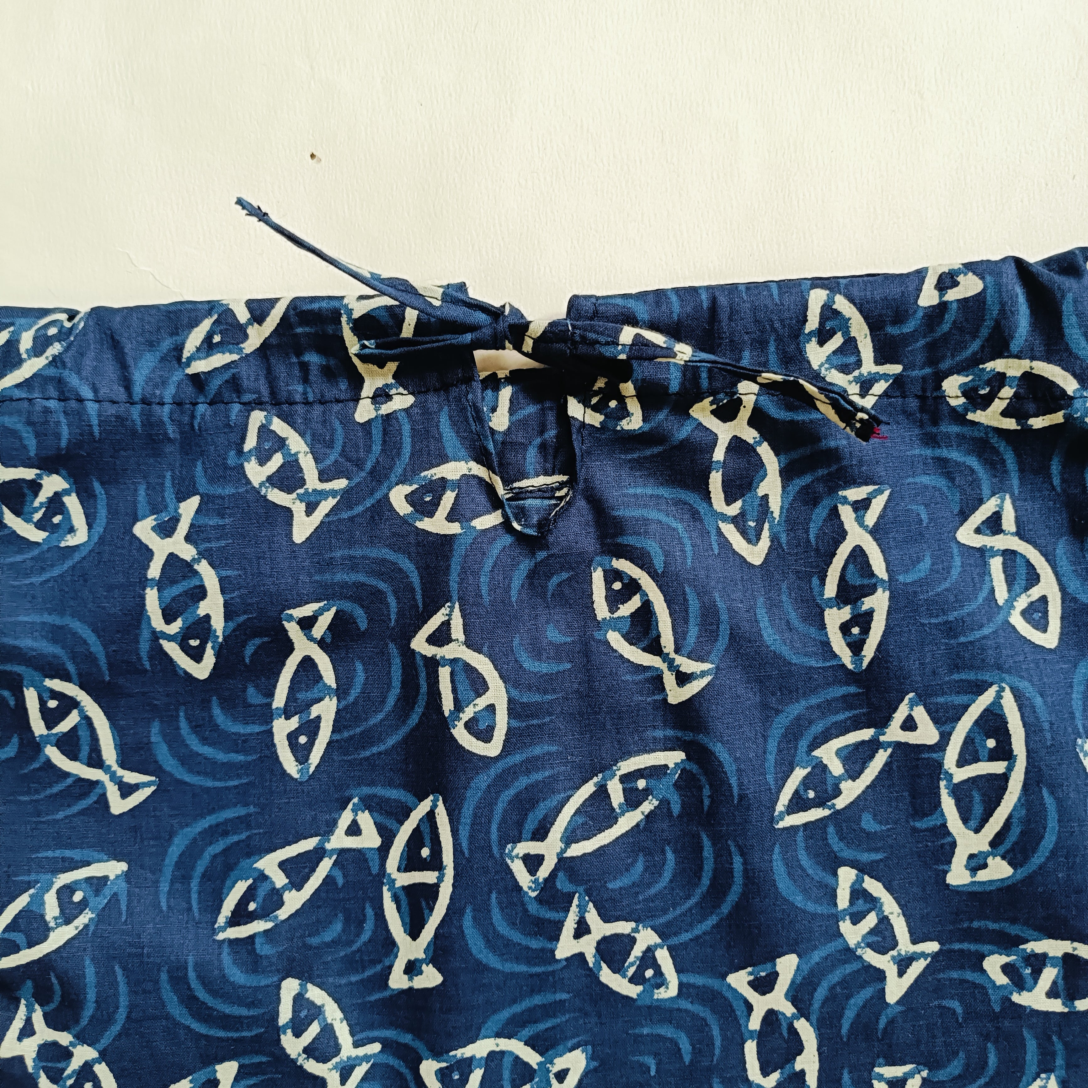 Cotton Tie Knot Jhabla | Indigo Fish