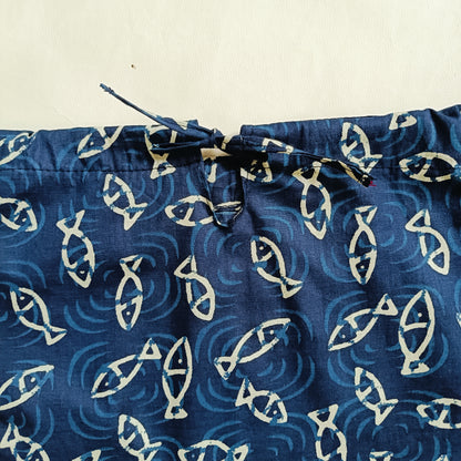 Cotton Tie Knot Jhabla | Indigo Fish