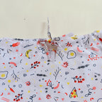 Cotton Tie Knot Jhabla | Orange Food