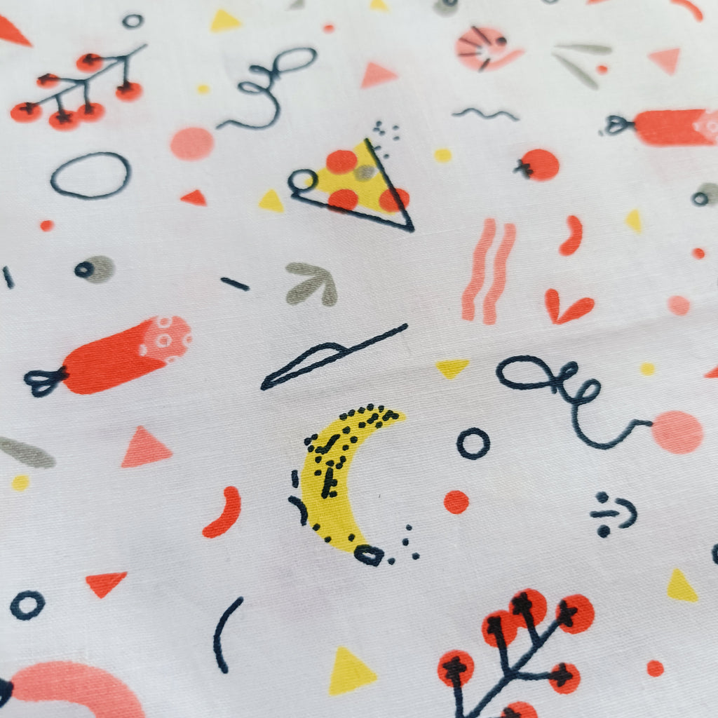 Cotton Tie Knot Jhabla | Orange Food
