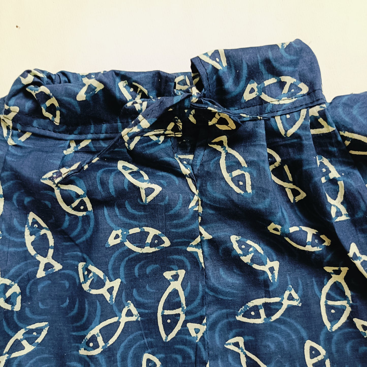 Cotton Tie Knot Jhabla |  Indigo Fish