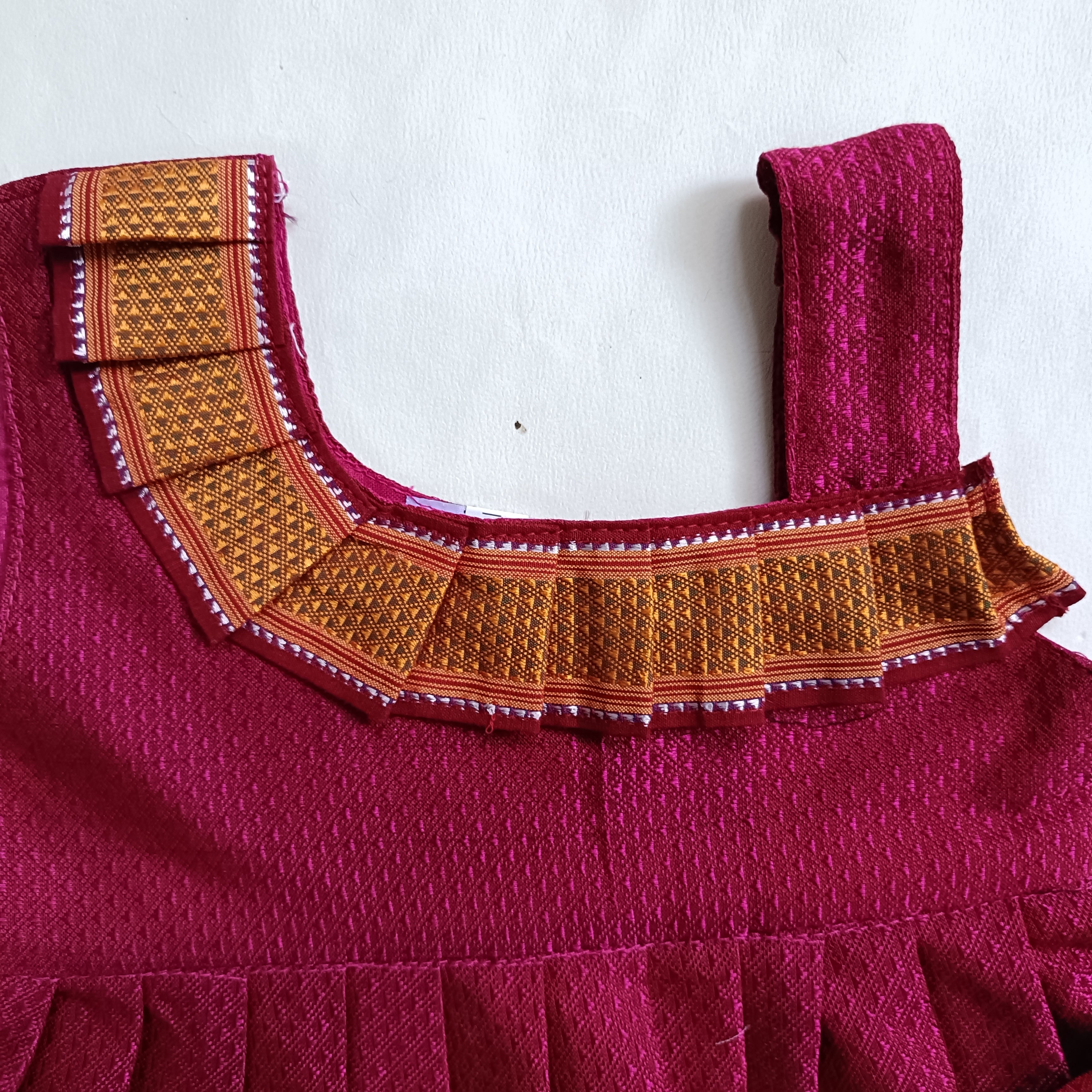 Ethnic dresses for baby girl | Khun Rani Pink | Frill