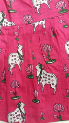 Cotton Printed Baby Girl Dress | Pink | Pichwai