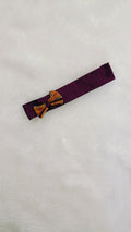 Khun Hair Band with contrast bow - Wine