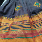 Ethnic dresses for baby girl | Kashida | Coffee Brown