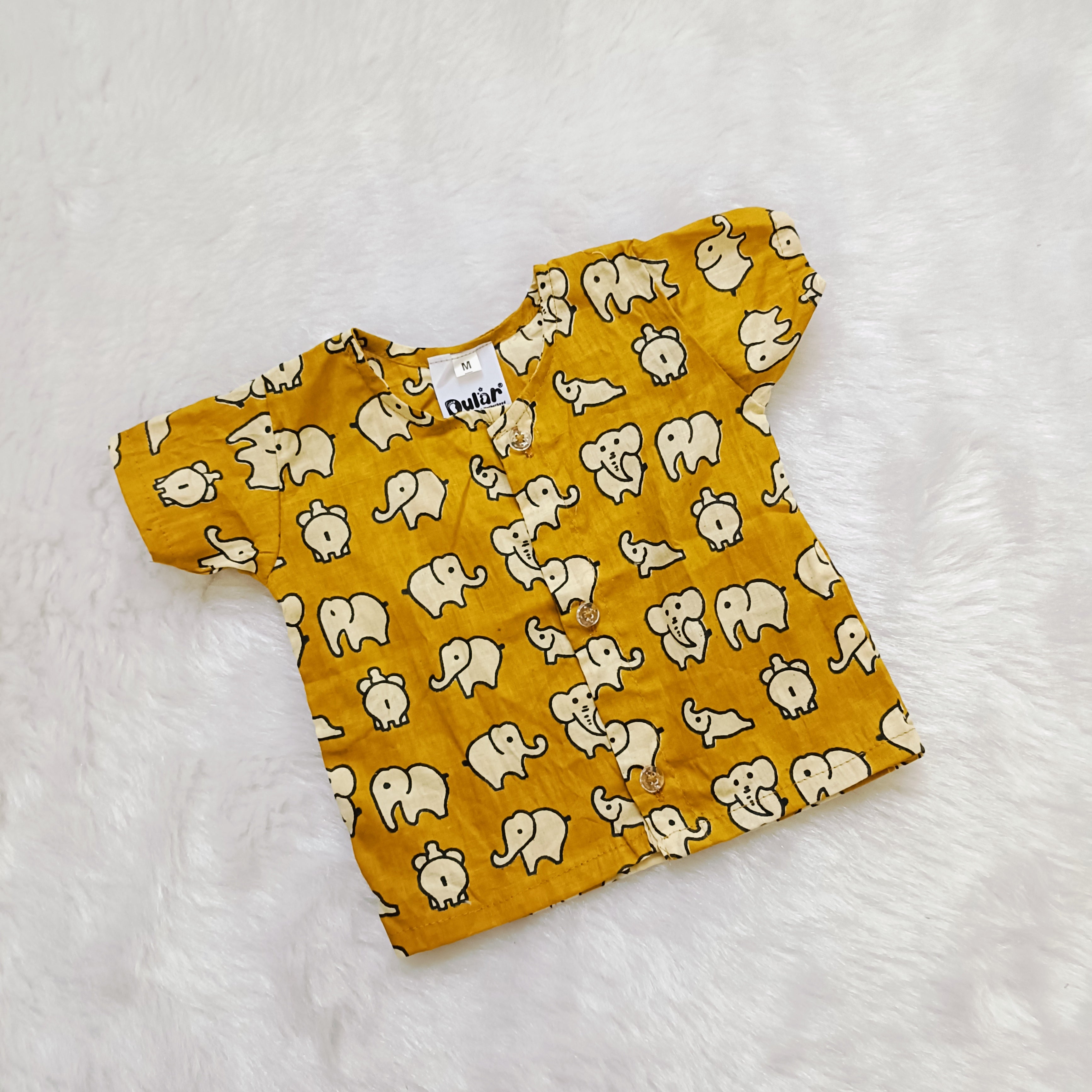 Newborn gift sets | Cotton | Mustard Elephant
