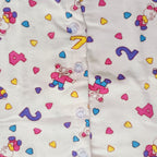 Flannel Night Suits for Kids |Pink Number