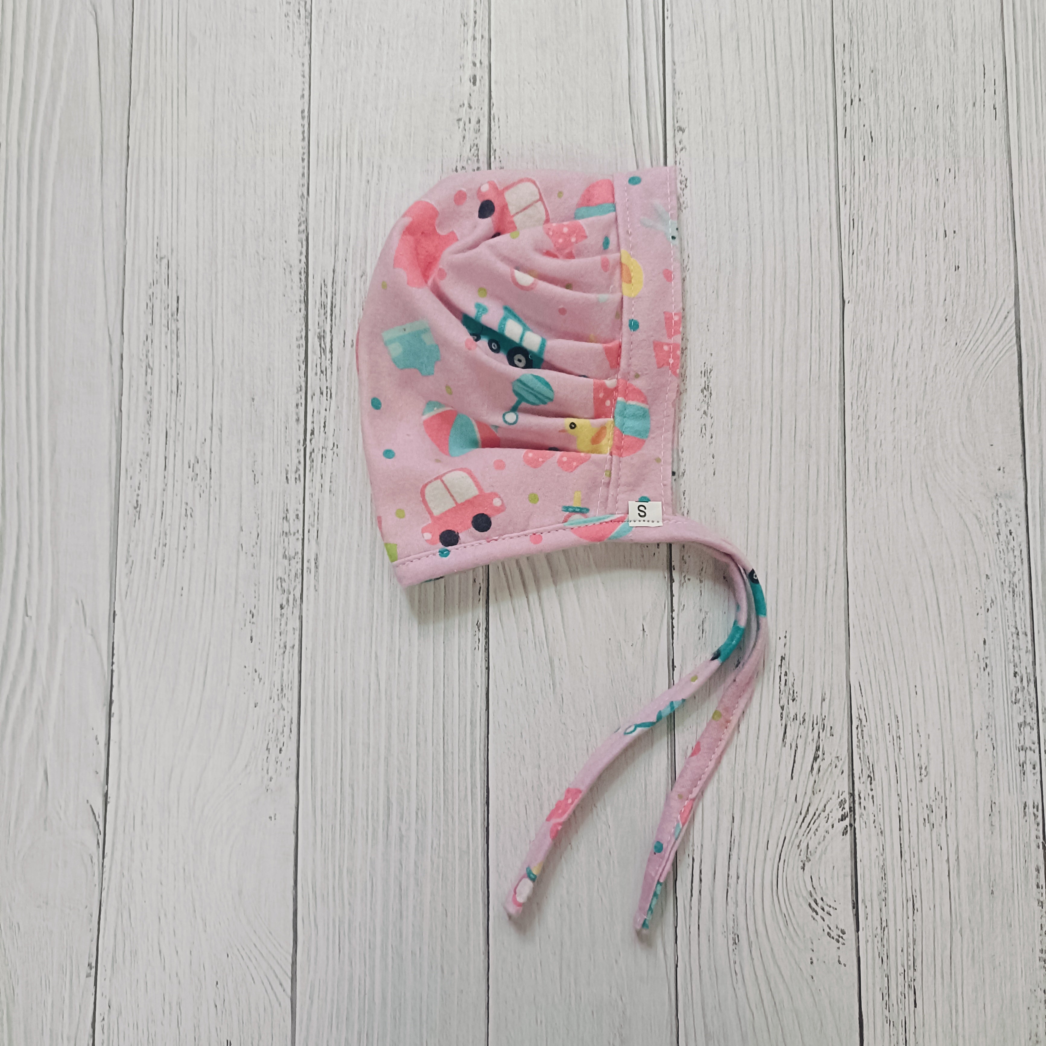 Flannel Bonnet Caps |  Pink Vehical