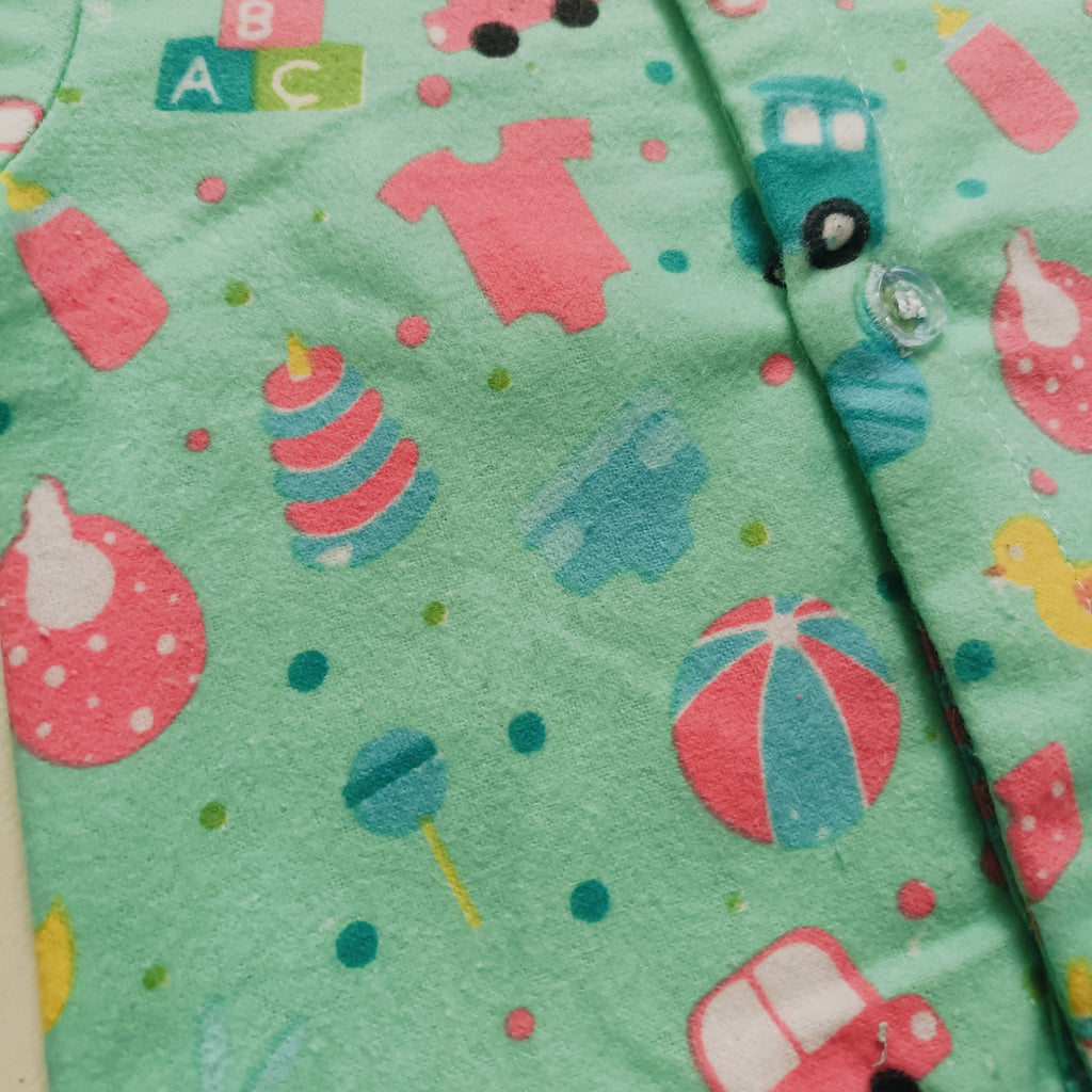 Flannel Front Open Jhabla | Pista Vehicle