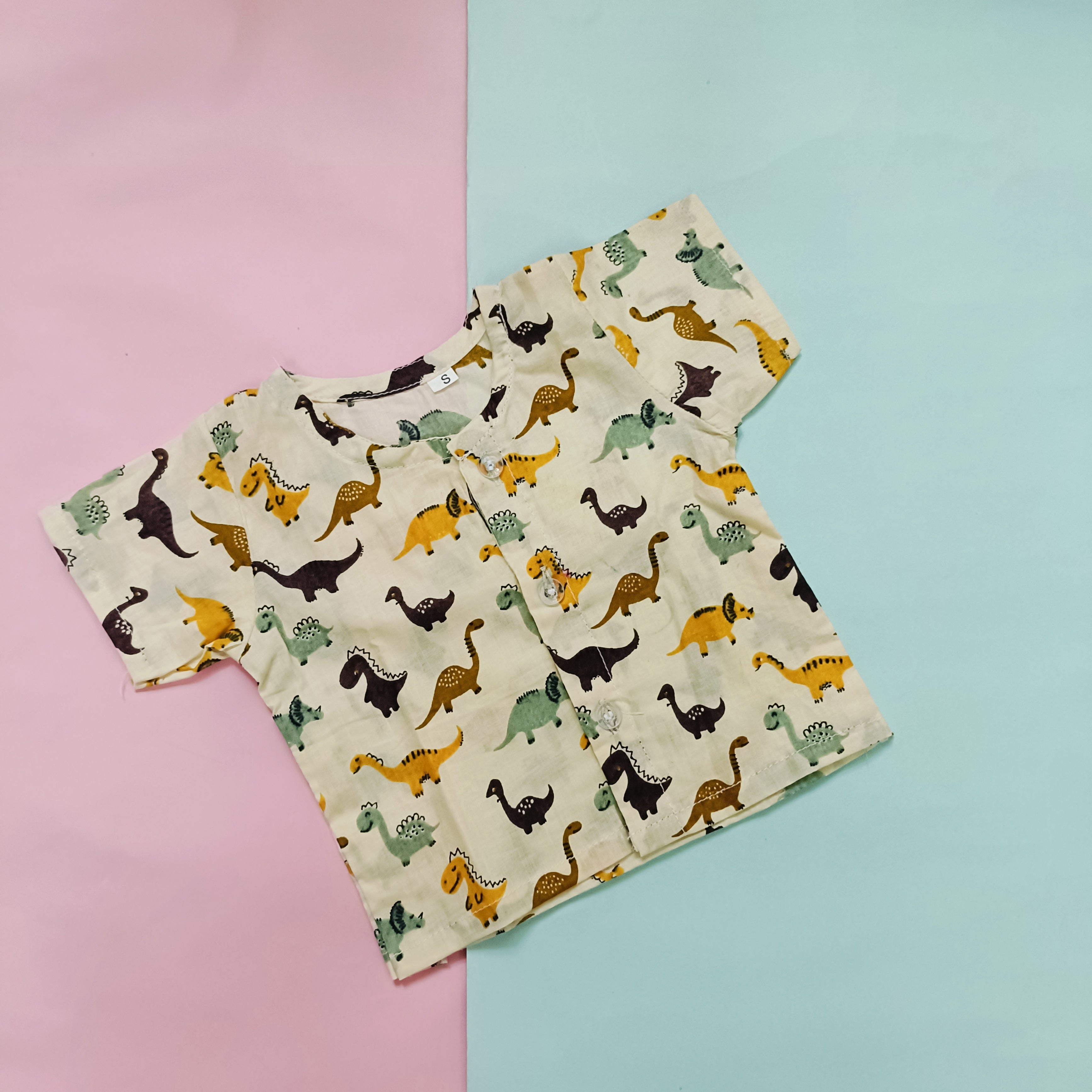 Cotton Front Open Jhabla | Panda, Dino, Grey Panda | Pack of 3