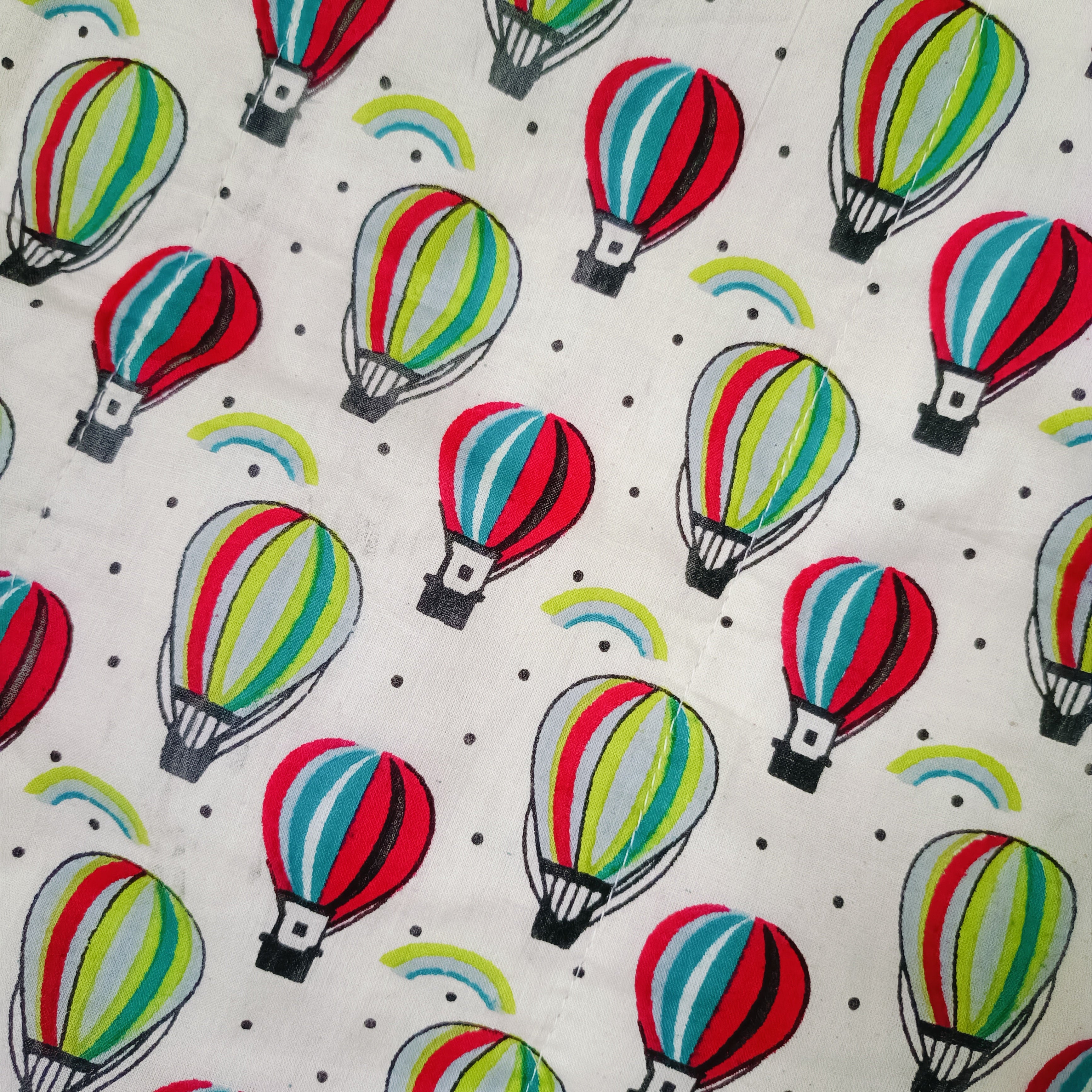 Jaipur Cotton Blanket | Cream Hot-Ballon
