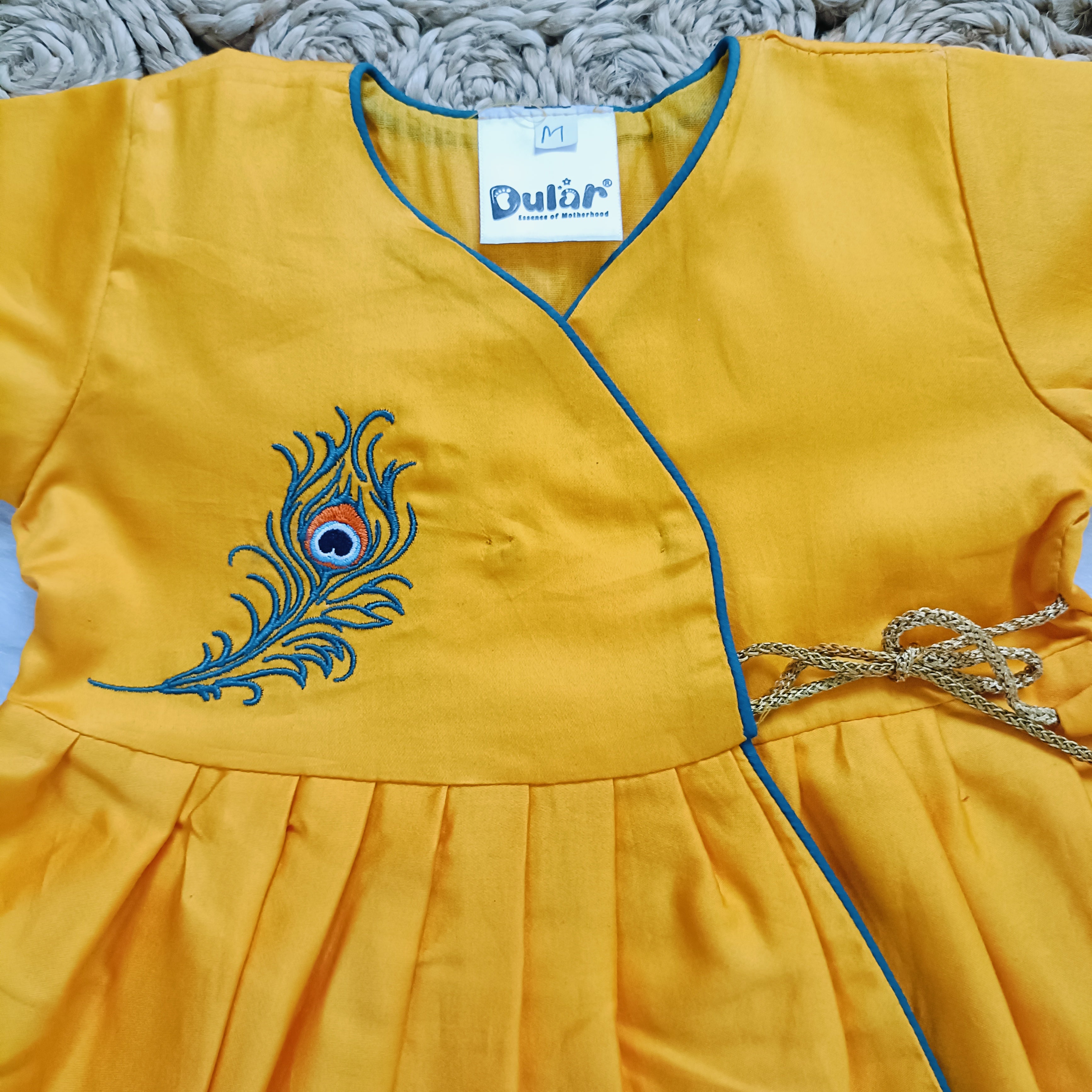 Ethnic dresses for baby girl | Morpis | Yellow