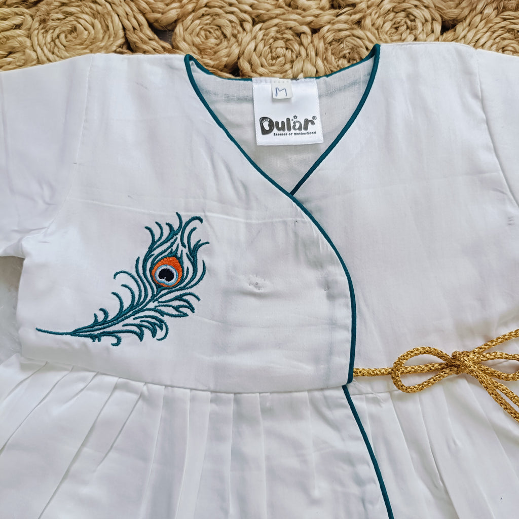 Ethnic dresses for baby girl | Morpis | White