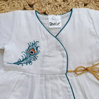 Ethnic dresses for baby girl | Morpis | White