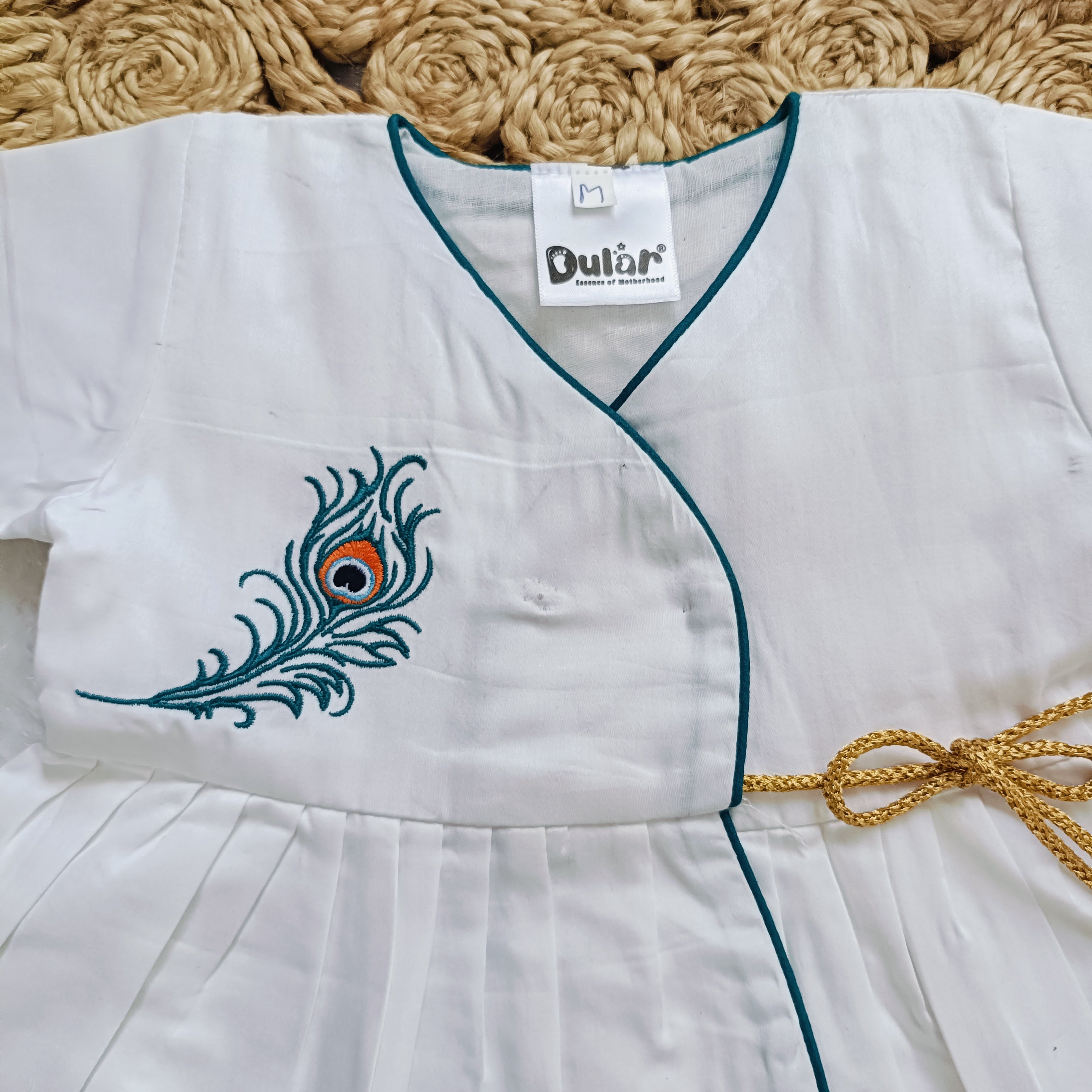 Ethnic dresses for baby girl | Morpis | White