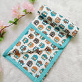 Jaipur Cotton Baby Blanket | Mint Owl