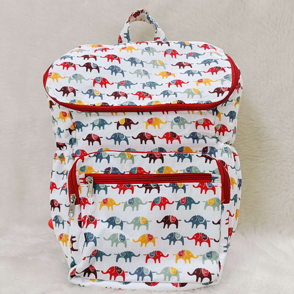 Diaper Bag | Multi-Color Elephant