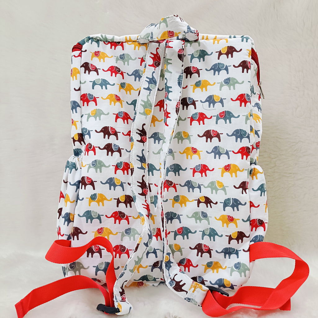 Diaper Bag | Multi-Color Elephant