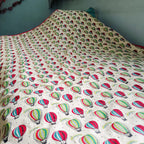 Jaipur Cotton Blanket | Cream Hotballon