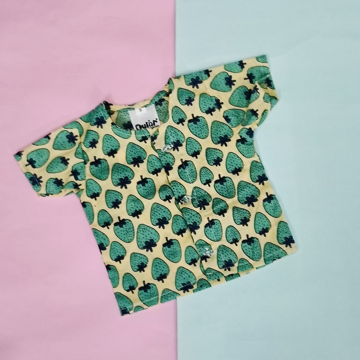 Cotton Front Open Jhabla | Camel, Animal, Strawberry | Pack of 3