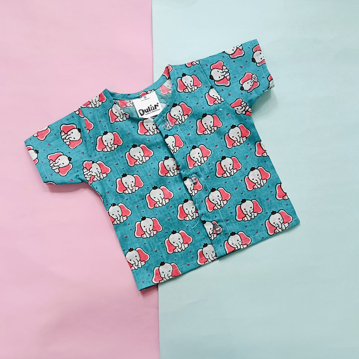 Cotton Front Open Jhabla | Car, Elephant, Fish | Pack of 3