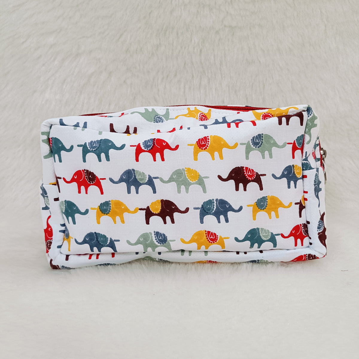Medicine Pouch | Multicolor Elephant