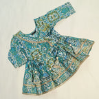 Kurta Set for Girls | Sea Green Floral