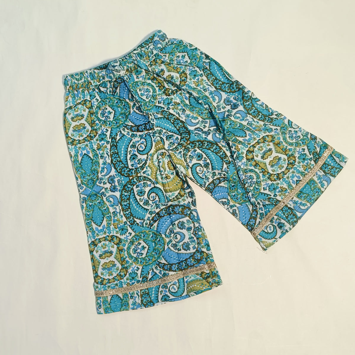Kurta Set for Girls | Sea Green Floral