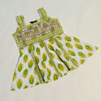Ethnic Set for Girls | Pista Floral