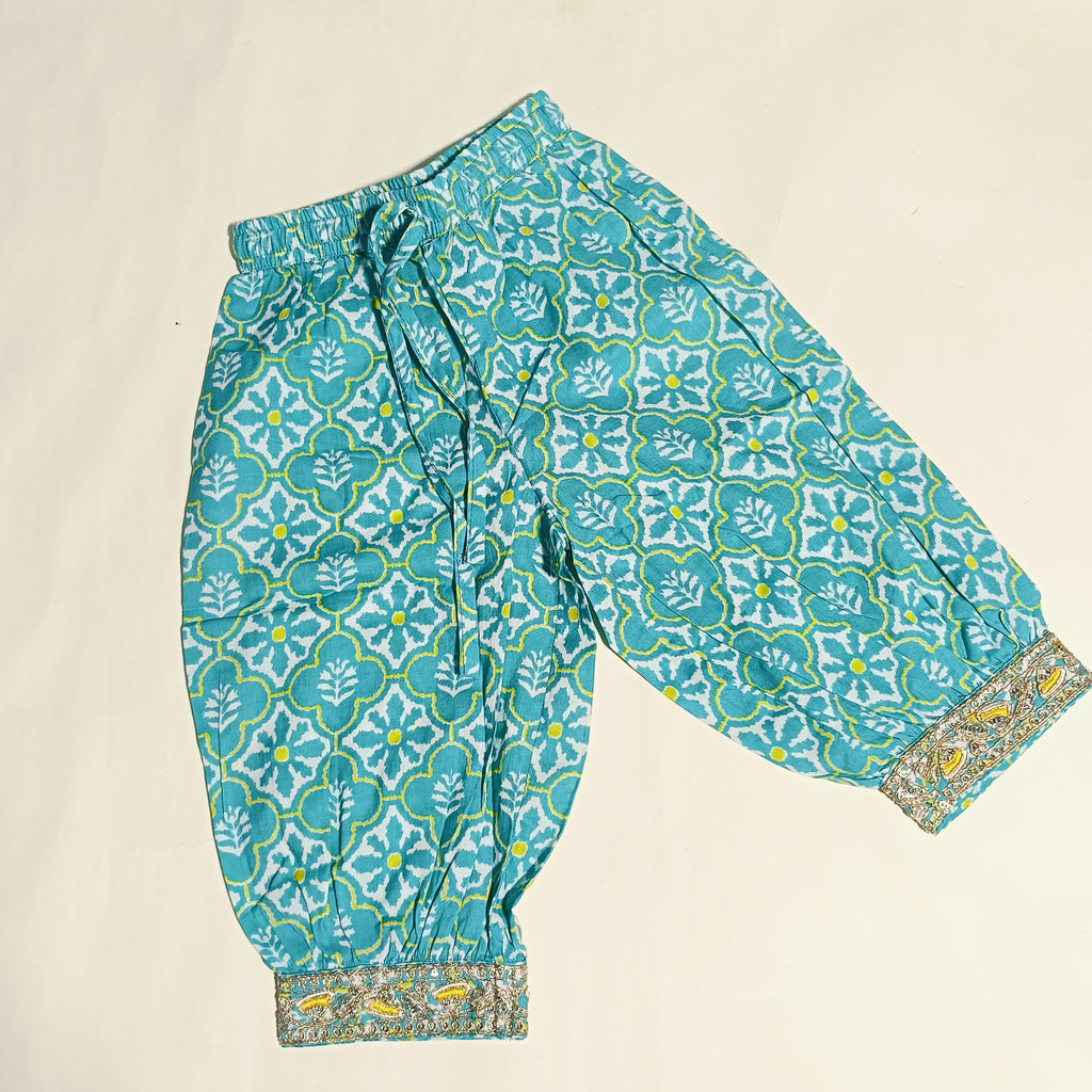 Kurta Set for Girls | Sea Green With dupatta