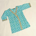 Kurta Set for Girls | Sea Green With dupatta
