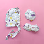 Muslin Cap, Mittens, Socks | Unicorn