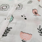Muslin Front Open Jhabla | Twit Bird & Dear Been (Pack of 2)
