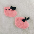 Crochet Booties - Baby Pink