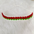 Crochet Hair Belt - Red