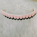 Crochet Hair Belt - Baby Pink
