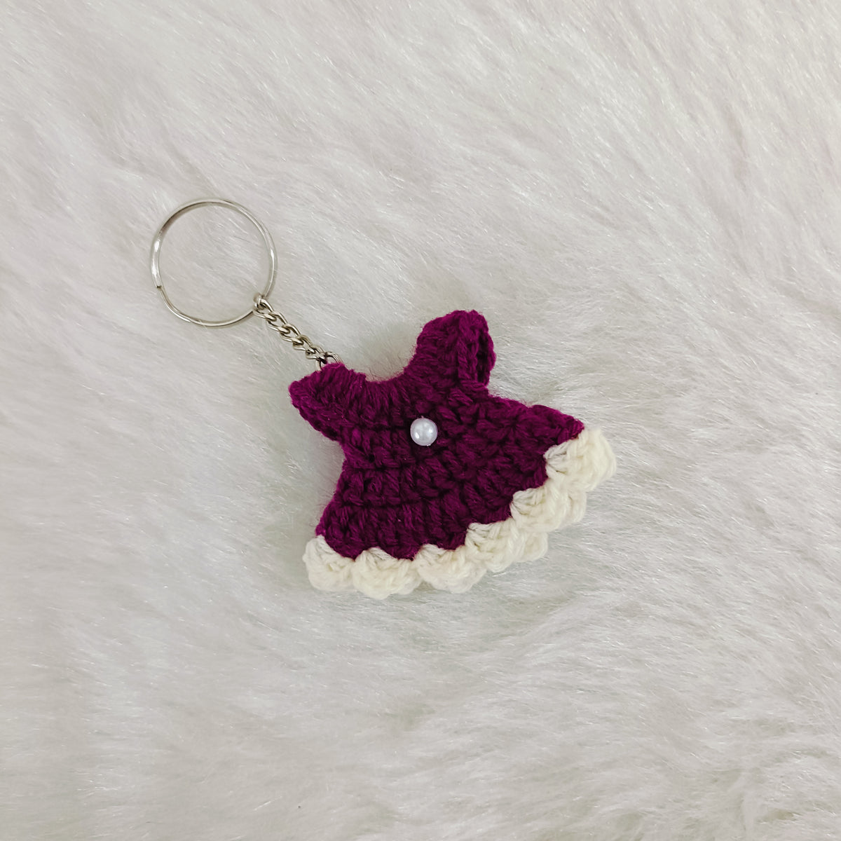 Crochet Keychain - Purple
