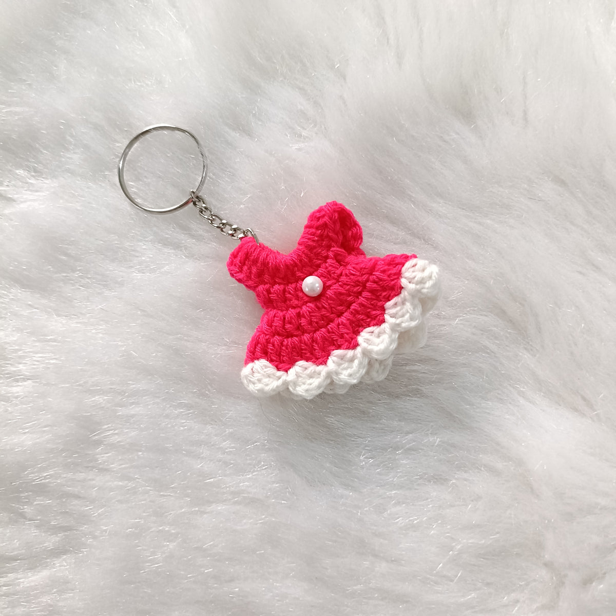 Crochet Keychain -  Pink