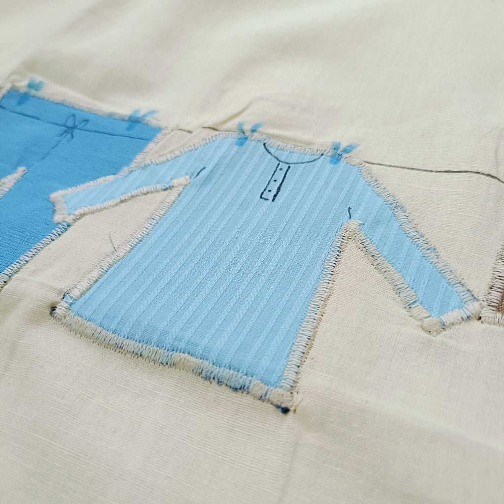 Patchwork Holding Sheet | Drying Clothes