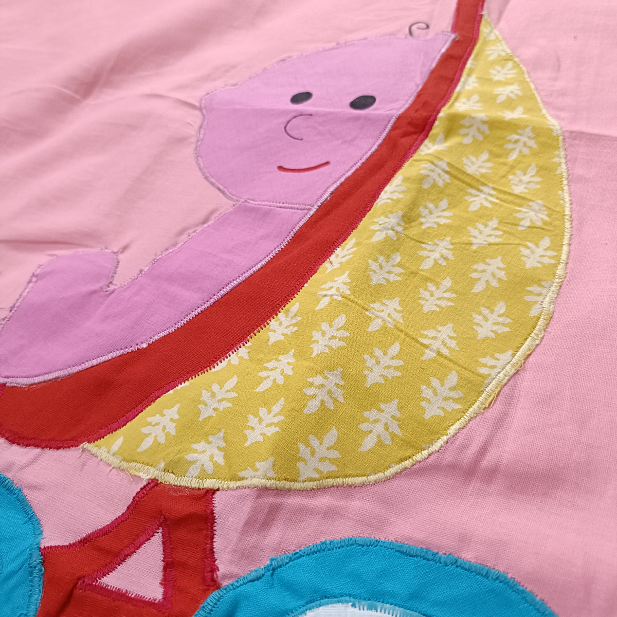 Patchwork Holding Sheet | Baby On Cart