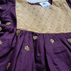 Ethnic dresses for baby girl | Zari Butti | Wine