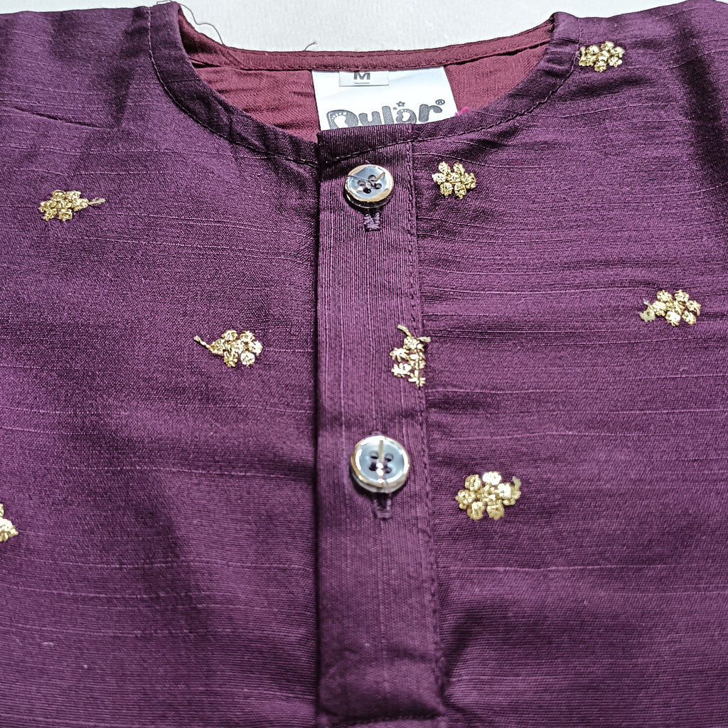 Ethnic wear Set for Boys | Wine | Kurta & Pant