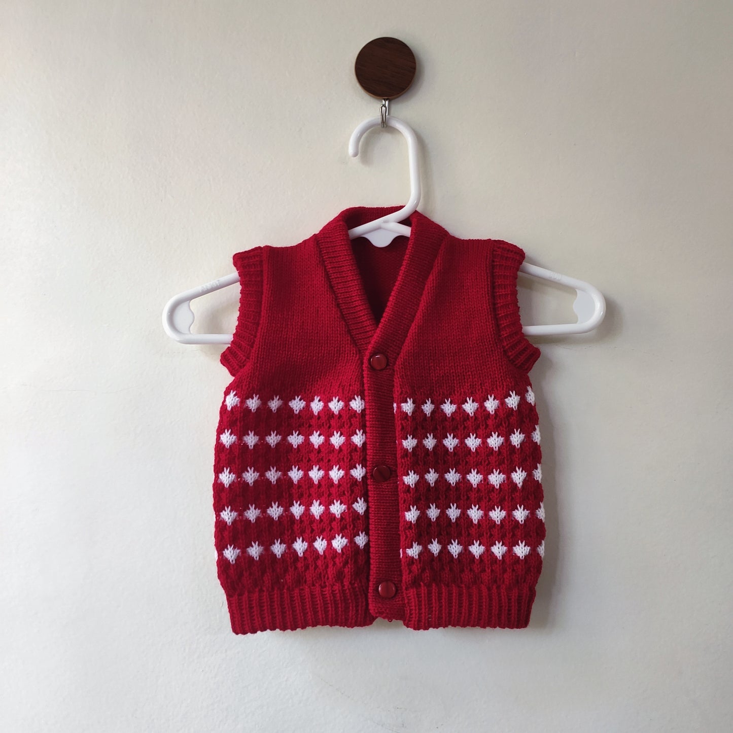 Half Sweater- Red