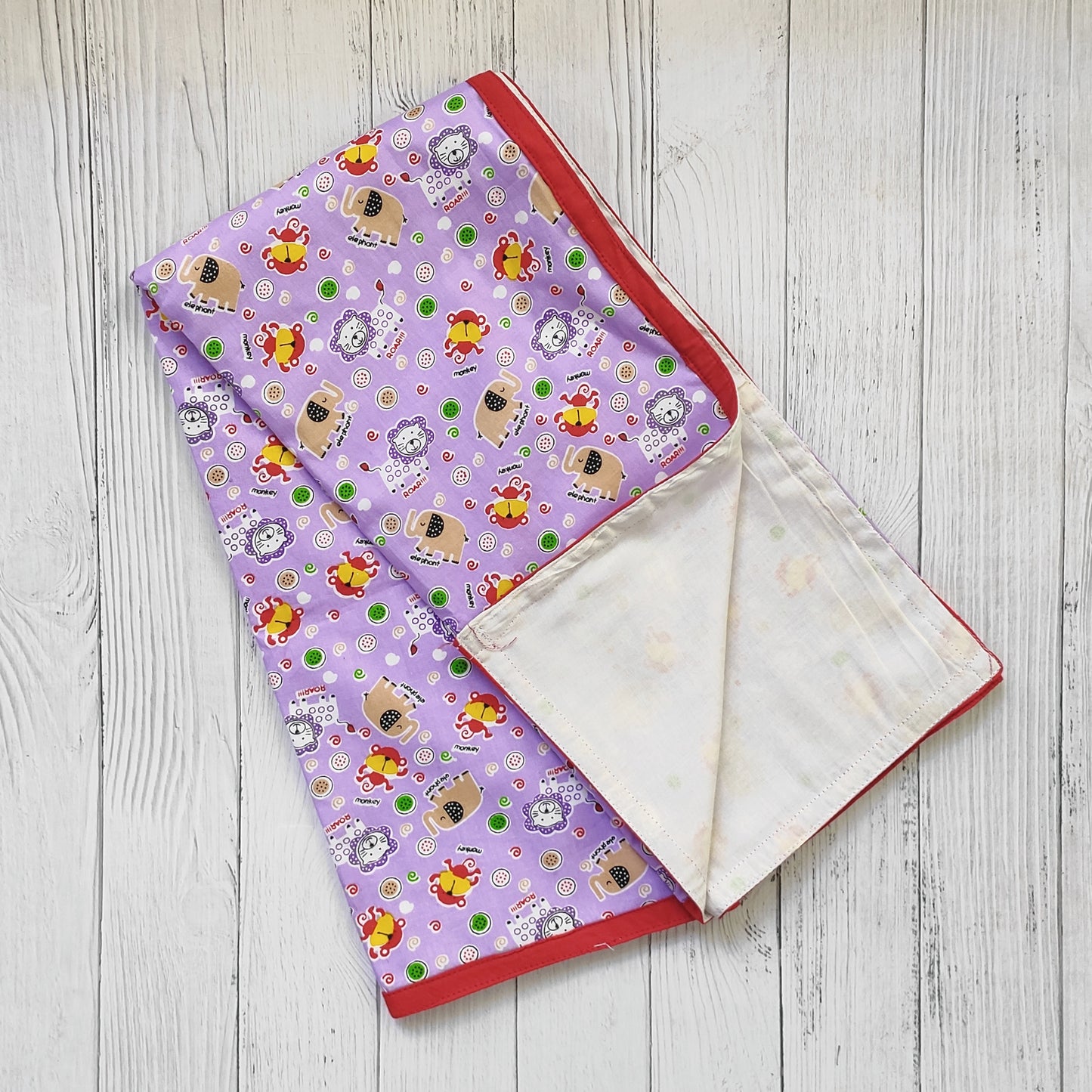 Cotton Dupte - Violet Lion