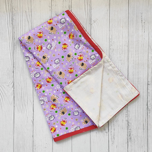 Cotton Dupte - Violet Lion