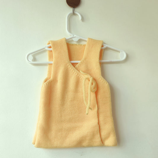 Barabandi Woolen Jacket - Lemon Yellow