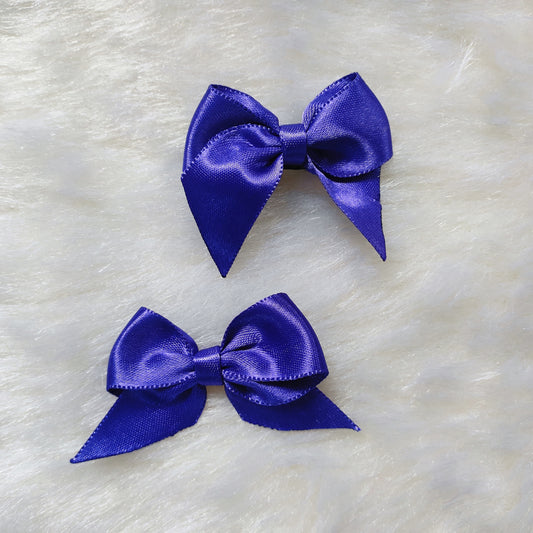 Bow Hair Clip - Violet